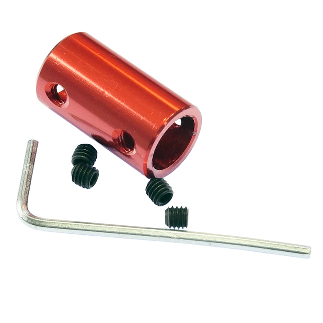 Makertronics Solid Aluminium Shaft Coupler 10-10mm