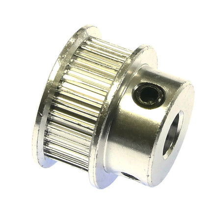 30 Tooth 6.35mm (1/4") Bore 2mm Pitch GT2 Pulley for 6mm Belts