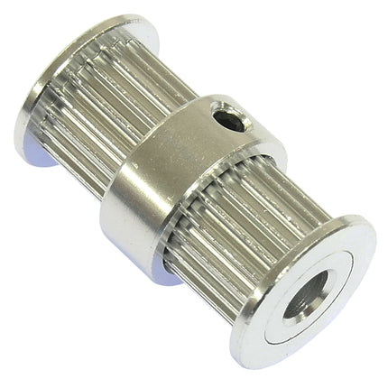 20T 5mm Bore 2mm Pitch GT2 Double Head Pulley for 6mm Belts