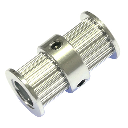 20T 8mm Bore 2mm Pitch GT2 Double Head Pulley for 6mm Belts