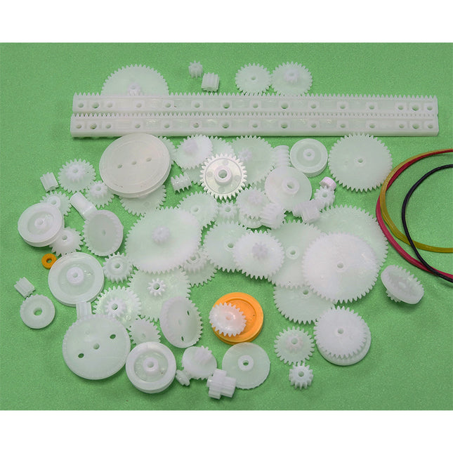 Makertronics Model Gears & Pulleys Pack of 75