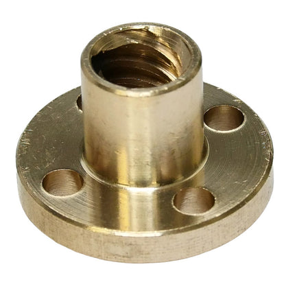 Makertronics T8, 2mm Pitch, 7 Start, 14mm Lead, Round Brass Nut
