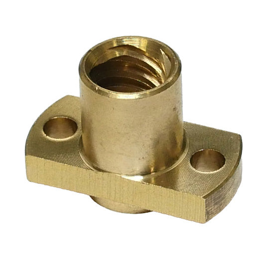 Makertronics T8, 2mm Pitch, 4 Start, 8mm Lead, Rectangular Brass Nut