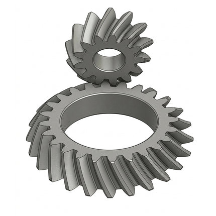 Steel Spiral Bevel Gear MOD 5.0 16T/32T (SRBSP50/2)