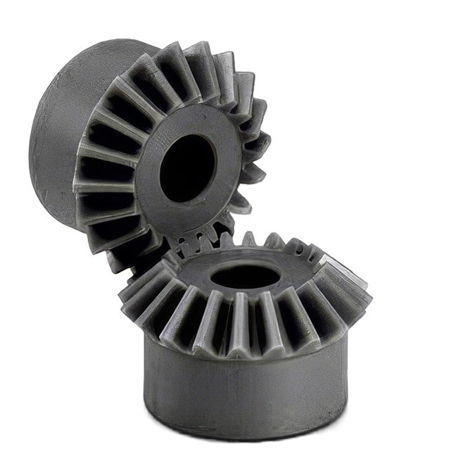 Black Glass Filled Nylon Mitre Gears, MOD 3.5 1:1 20T/20T  (PBM35/20)