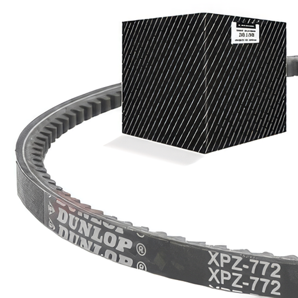 Dunlop XPZ3550 White Flash V-Belt